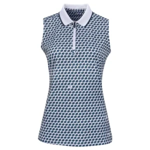 PUMA 538998-01 W MATTR LOVE/H8 SL POLO - POLO MAJICA ŽENSKA - MODRA BARVA - US L
