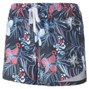 PUMA 539001-02 W VENTED ARTWORK SHORT - KRATKE HLAČE ŽENSKE - MODRA BARVA - US S