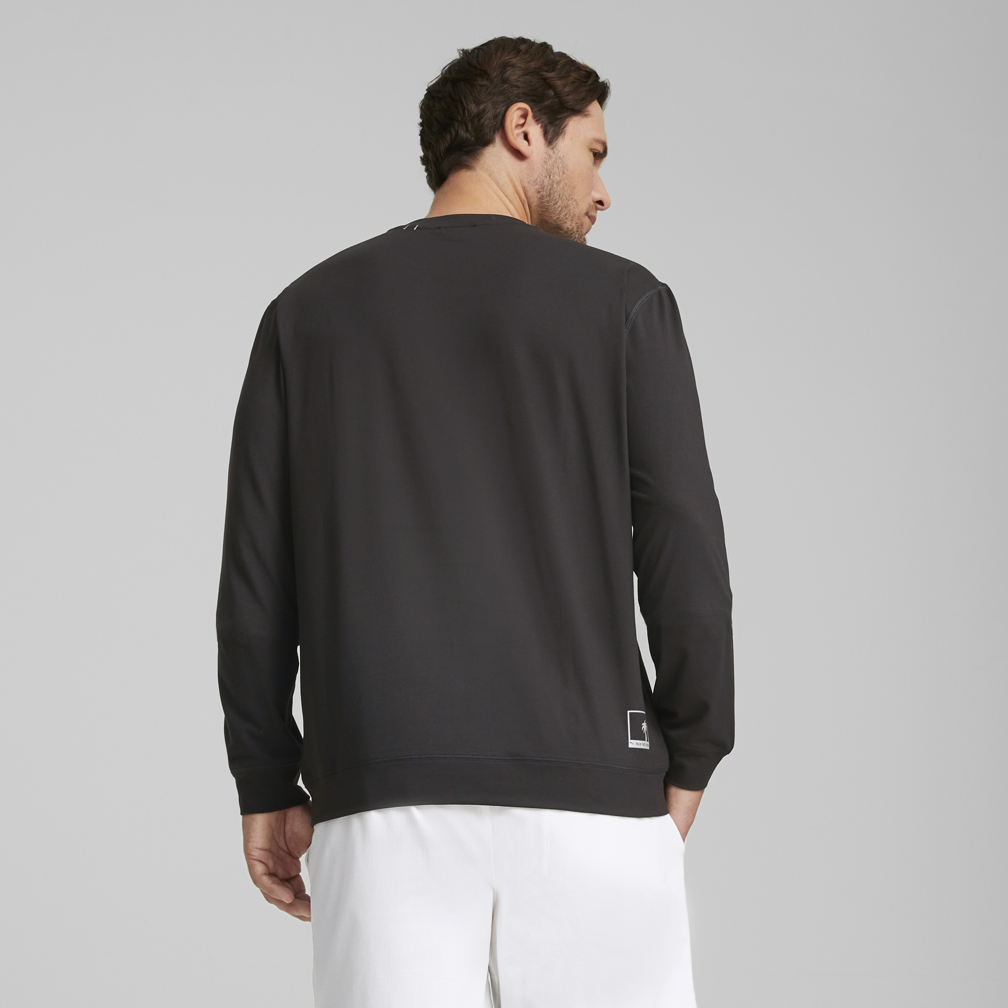 PUMA 539206-02 PUMA X PTC MIDWEIGHT CREWNECK - PULOVER MOŠKI - ČRNA BARVA - US L - slika 5