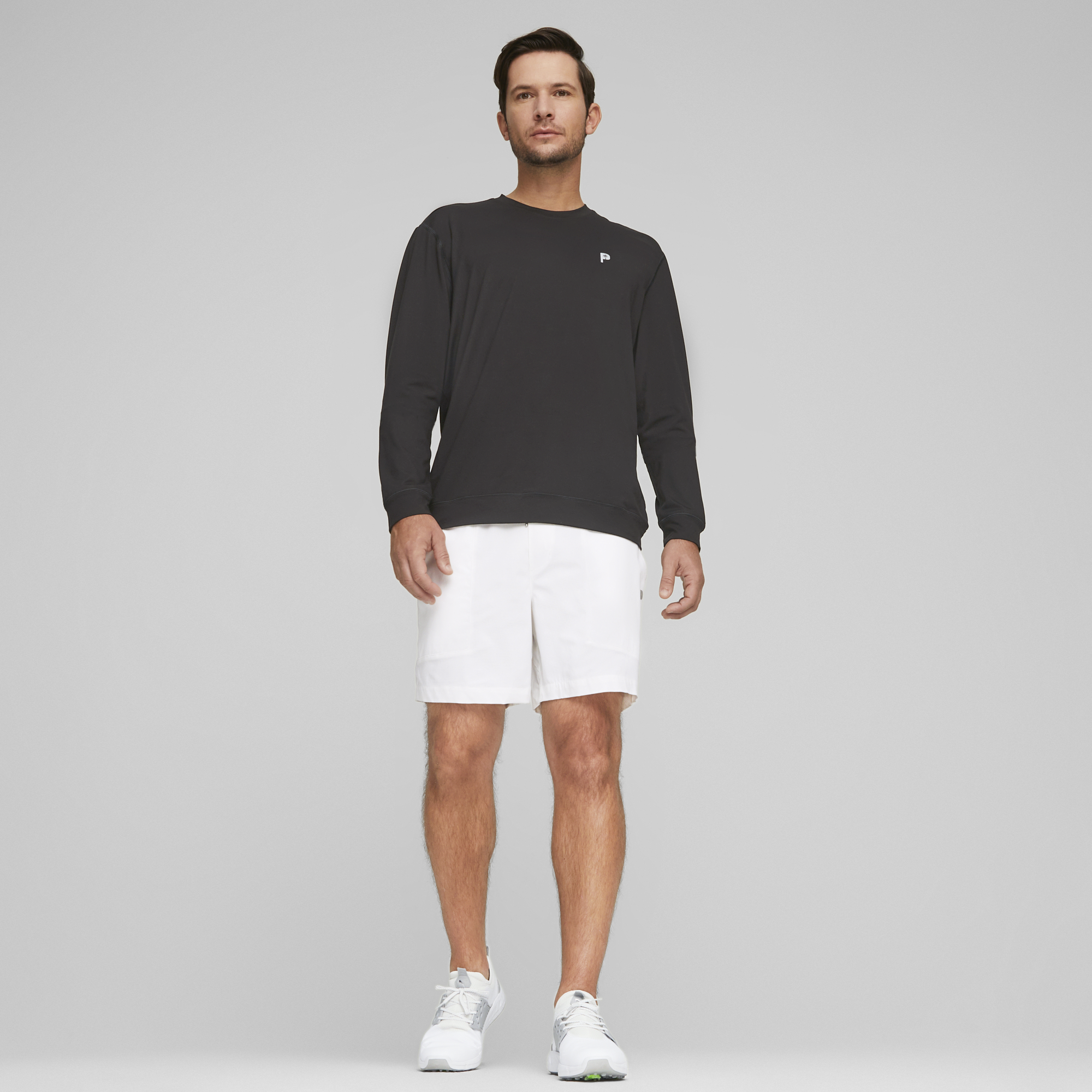 PUMA 539206-02 PUMA X PTC MIDWEIGHT CREWNECK - PULOVER MOŠKI - ČRNA BARVA - US L - slika 6