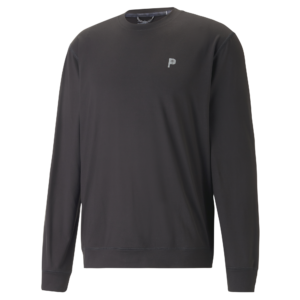 PUMA 539206-02 PUMA X PTC MIDWEIGHT CREWNECK - PULOVER MOŠKI - ČRNA BARVA - US L