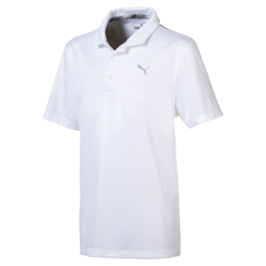 PUMA 578133-01 BOYS ESSENTIAL POLO - POLO MAJICA MOŠKA - BELA BARVA - D/I 164