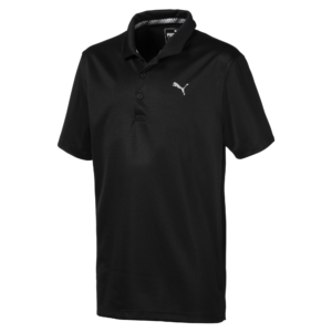PUMA 578133-07 BOYS ESSENTIAL POLO - POLO MAJICA MOŠKA - ČRNA BARVA - D/I 128