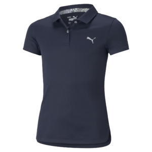 PUMA 578136-12 GIRLS ESSENTIAL POLO - POLO MAJICA ŽENSKA - MODRA BARVA - D/I 116