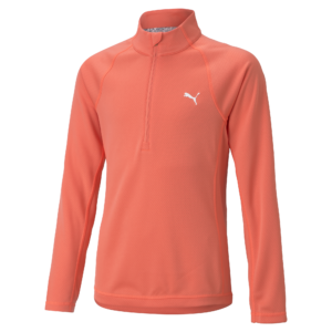PUMA 578141-07 GIRLS 1/4 ZIP - PULOVER ŽENSKI - MODRA BARVA - D/I 140