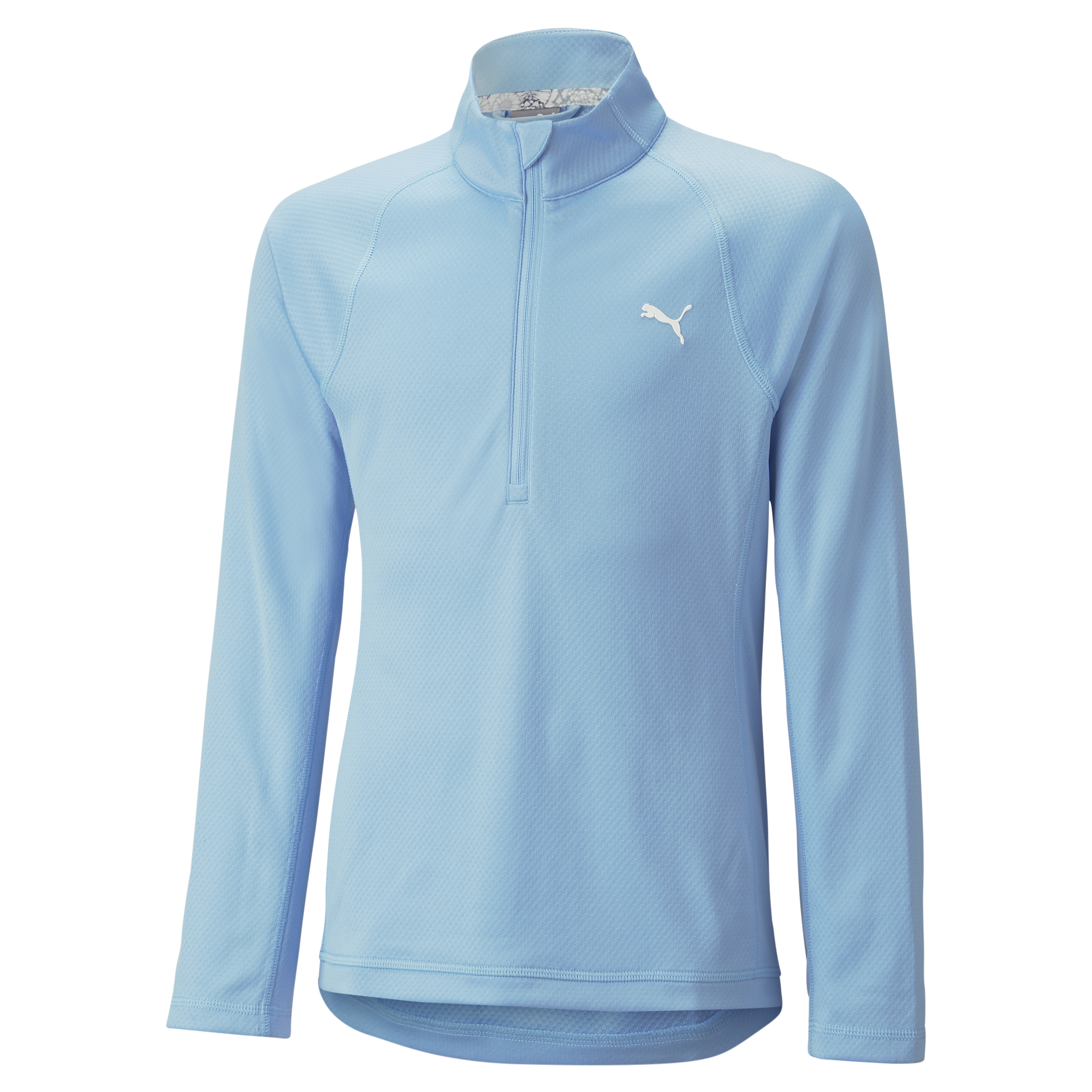 PUMA 578141-11 GIRLS 1/4 ZIP - PULOVER ŽENSKI - MODRA BARVA - D/I 116