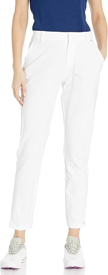 PUMA 596630-02 W GOLF PANT - DOLGE HLAČE ŽENSKE - BELA BARVA - US L - slika 2