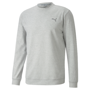 PUMA 597596-04 CLOUDSPUN CREWNECK - PULOVER MOŠKI - SIVA BARVA - US M