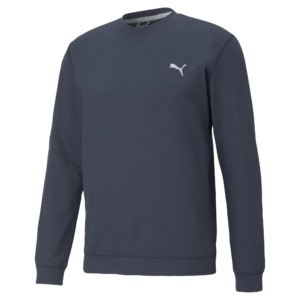 PUMA 597596-08 CLOUDSPUN CREWNECK - PULOVER MOŠKI - MODRA BARVA - US M