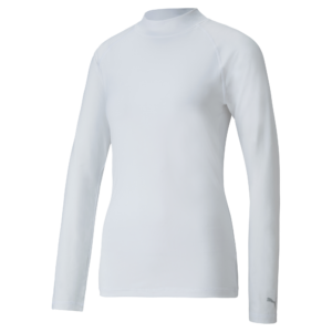 PUMA 597711-02 W BASELAYER - PULOVER ŽENSKI - BELA BARVA - US S