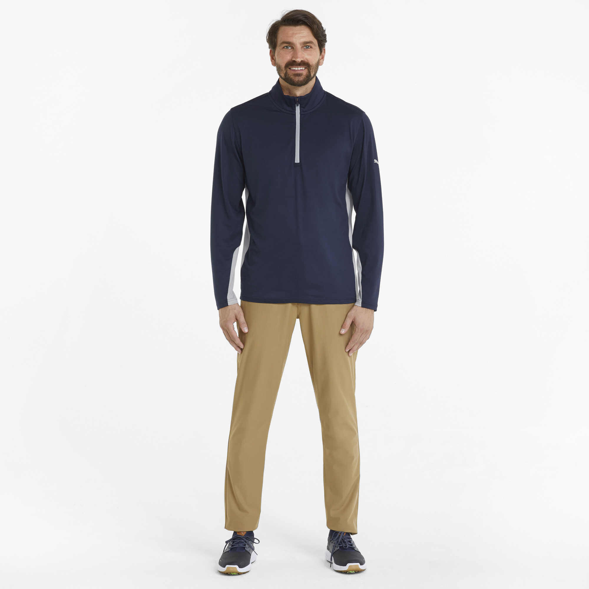 PUMA 599127-03 GAMER 1/4 ZIP - PULOVER MOŠKI - MODRA BARVA - US M - slika 5