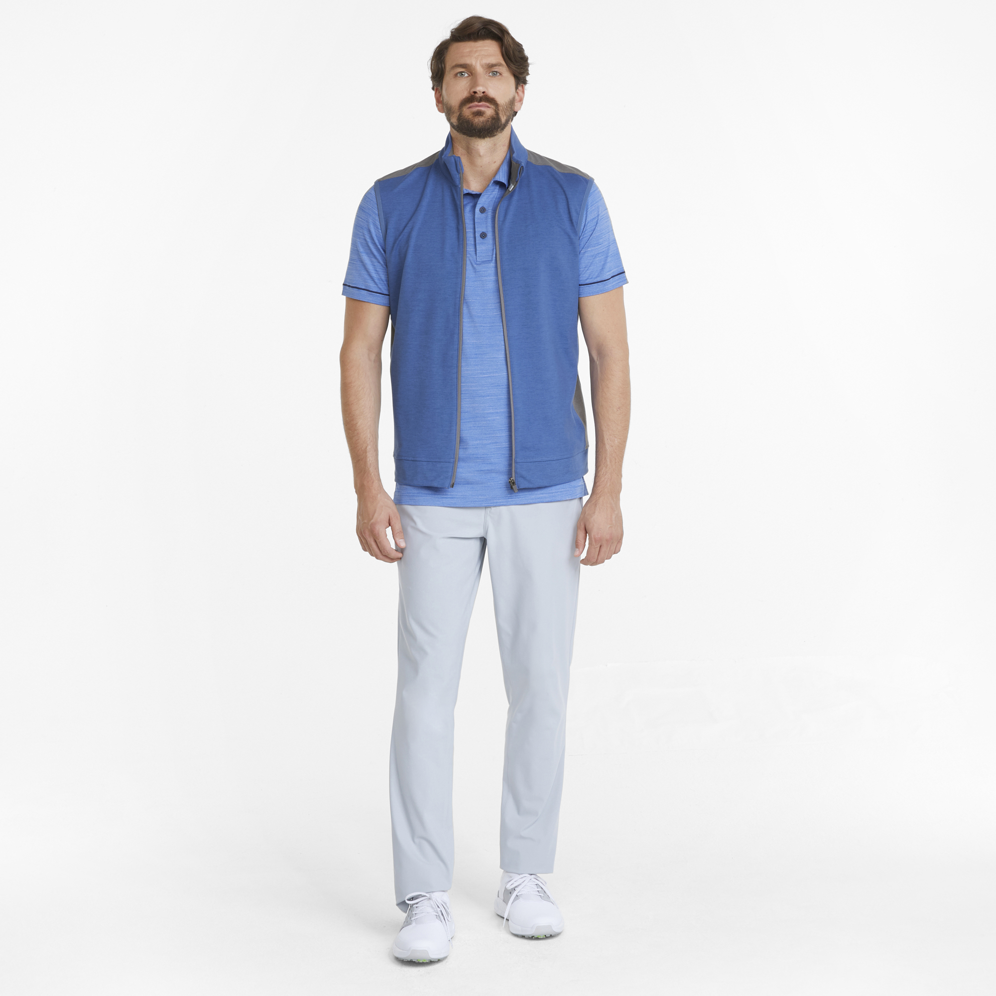 PUMA 599130-07 CLOUDSPUN T7 VEST - PULOVER MOŠKI - SVETLO MODRA BARVA - US L - slika 5