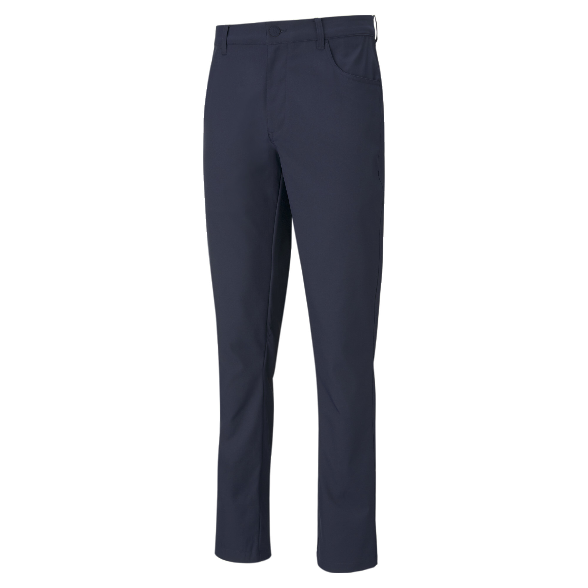 PUMA 599245-03 JACKPOT 5 POCKET PANT - DOLGE HLAČE MOŠKE - MODRA BARVA - US 28/32