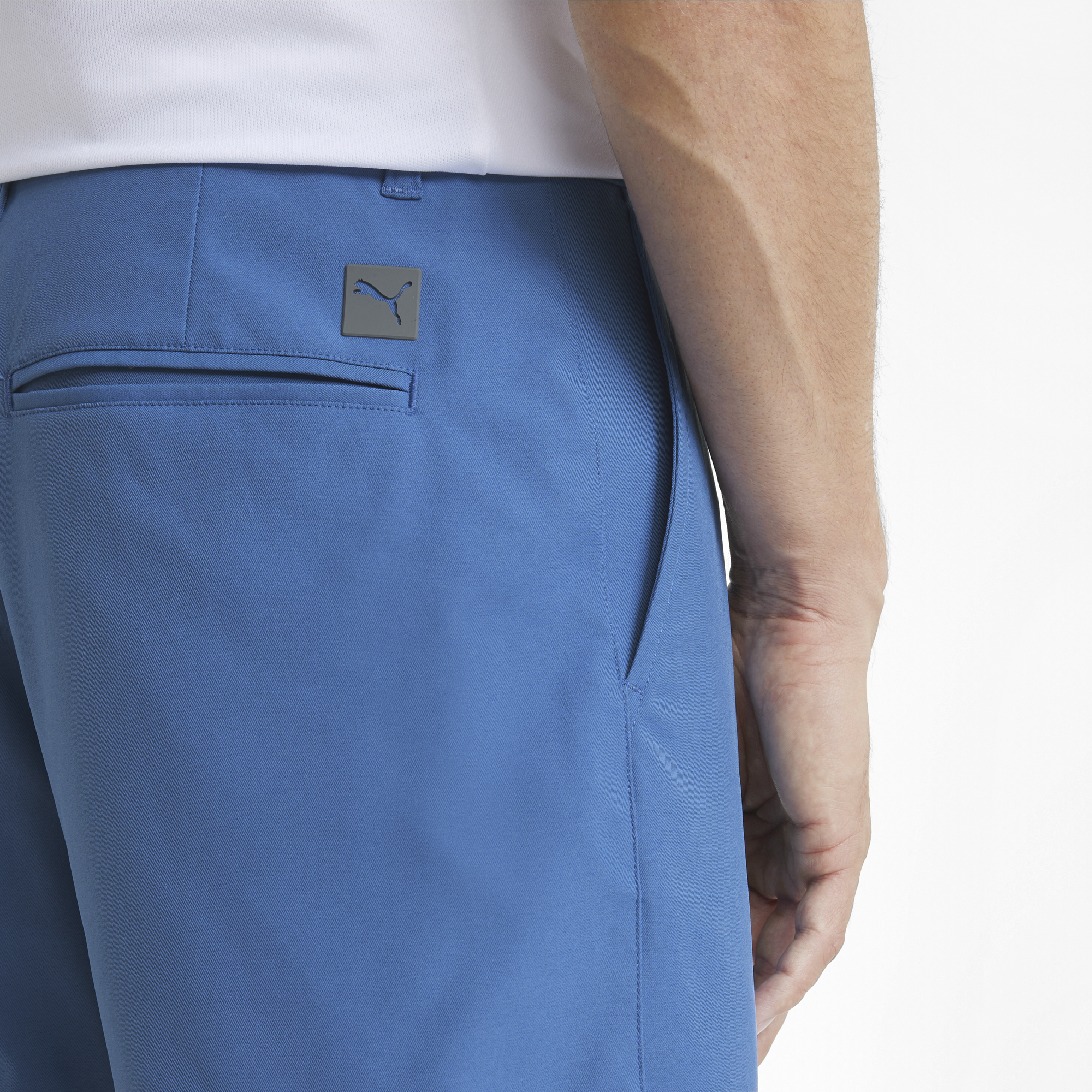 PUMA 599246-31 JACKPOT SHORT - KRATKE HLAČE MOŠKE - SVETLO MODRA BARVA - US 30 - slika 6