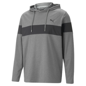 PUMA 620252-03 MATTR COLORBLOCK HOODIE - PULOVER MOŠKI - SIVA BARVA - US S