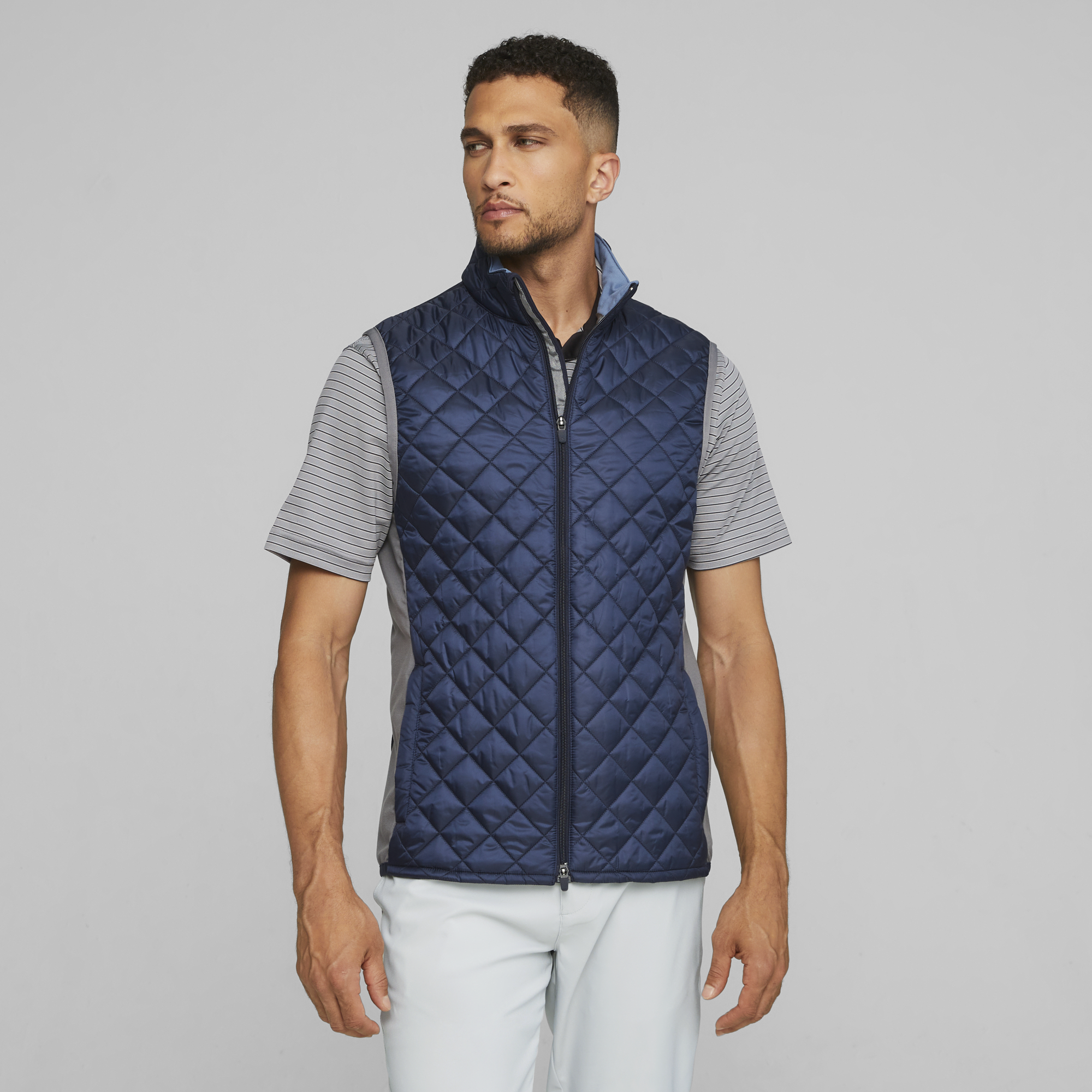 PUMA 621523-02 FROST QUILTED VEST JAKNA PODLOŽENA MOŠKA - MODRA BARVA - US M - slika 3