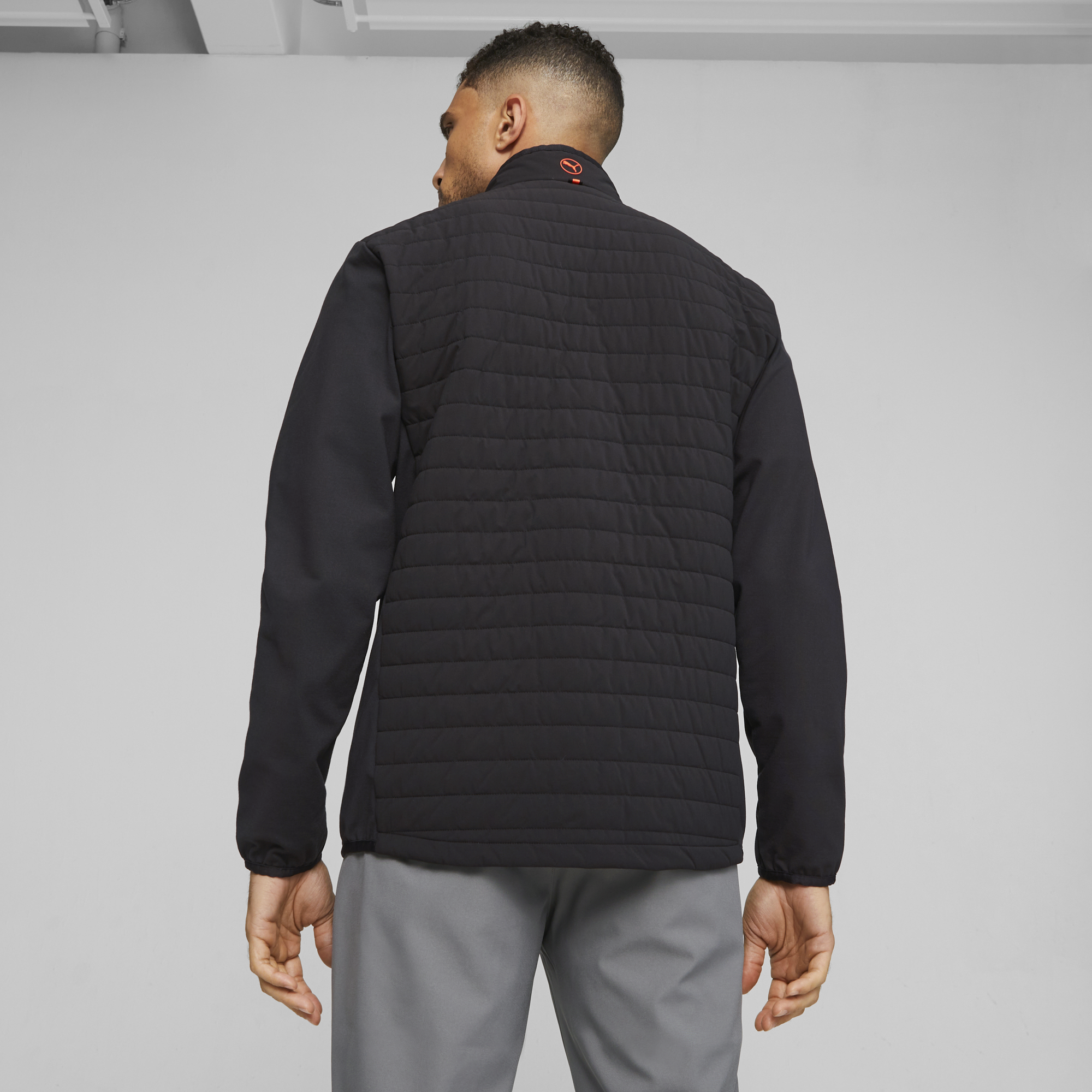 PUMA 621525-01 SCOTIA QUILTED JACKET JAKNA PODLOŽENA MOŠKA - ČRNA BARVA - US L - slika 5