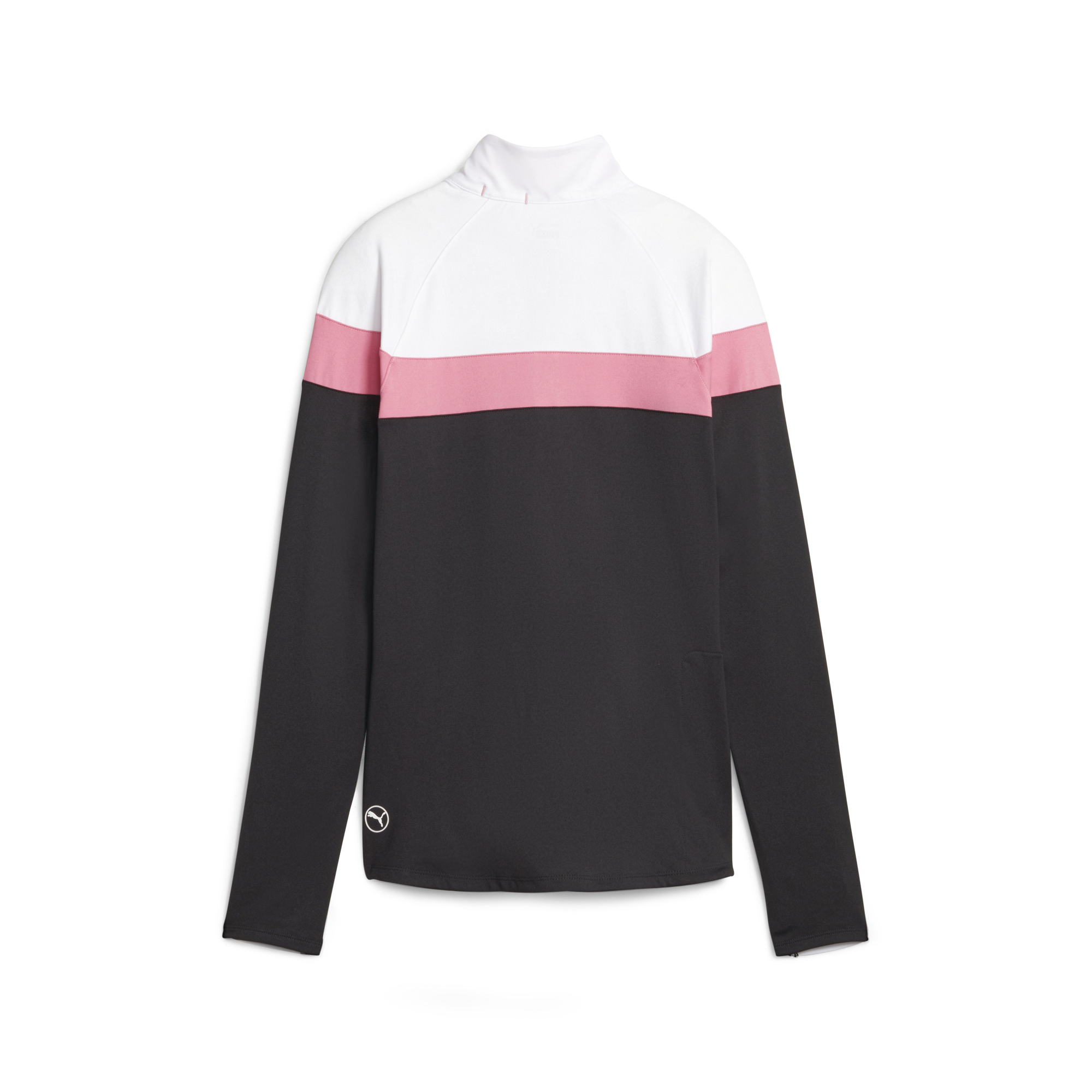 PUMA 621626-01 W LIGHTWEIGHT 1/4 ZIP - PULOVER ŽENSKI - ČRNA BARVA - US L - slika 2