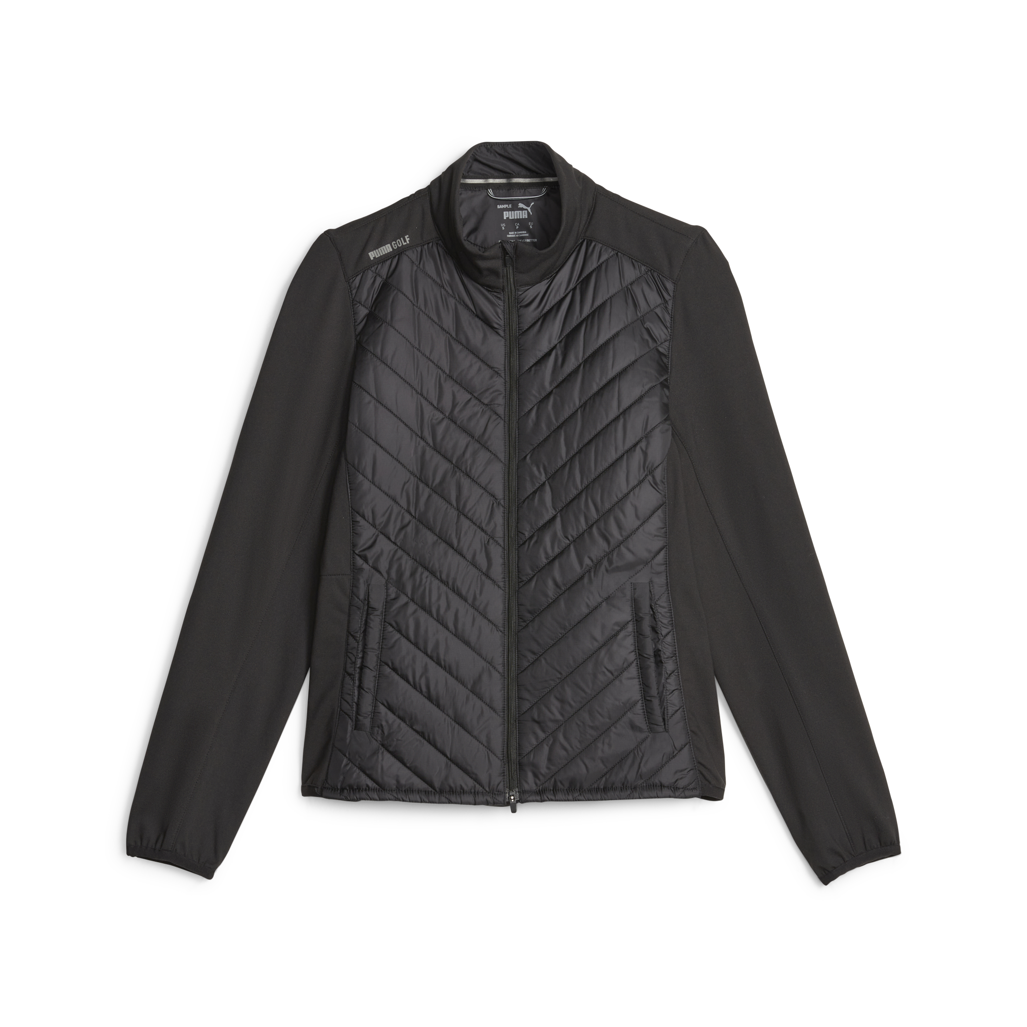 PUMA 621628-01 W FROST QUILTED JACKET - JAKNA PODLOŽENA ŽENSKA - ČRNA BARVA - US M