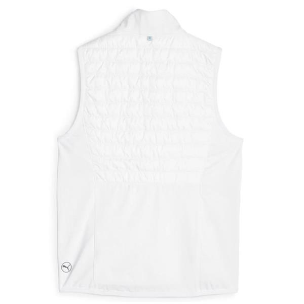 PUMA 621629-04 W FROST QUILTED VEST - JAKNA PODLOŽENA ŽENSKA - BELA BARVA - US L - slika 2