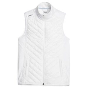 PUMA 621629-04 W FROST QUILTED VEST - JAKNA PODLOŽENA ŽENSKA - BELA BARVA - US L