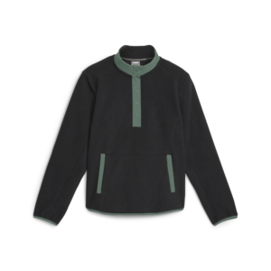 PUMA 621631-02 W FLEECE 1/4 ZIP - PULOVER ŽENSKI - ČRNA BARVA - US L