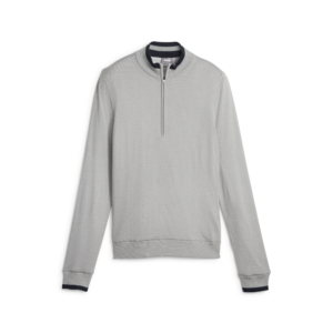 PUMA 622152-01 W WINDBLOCK SWEATER - PULOVER ŽENSKI - SIVA BARVA - US L