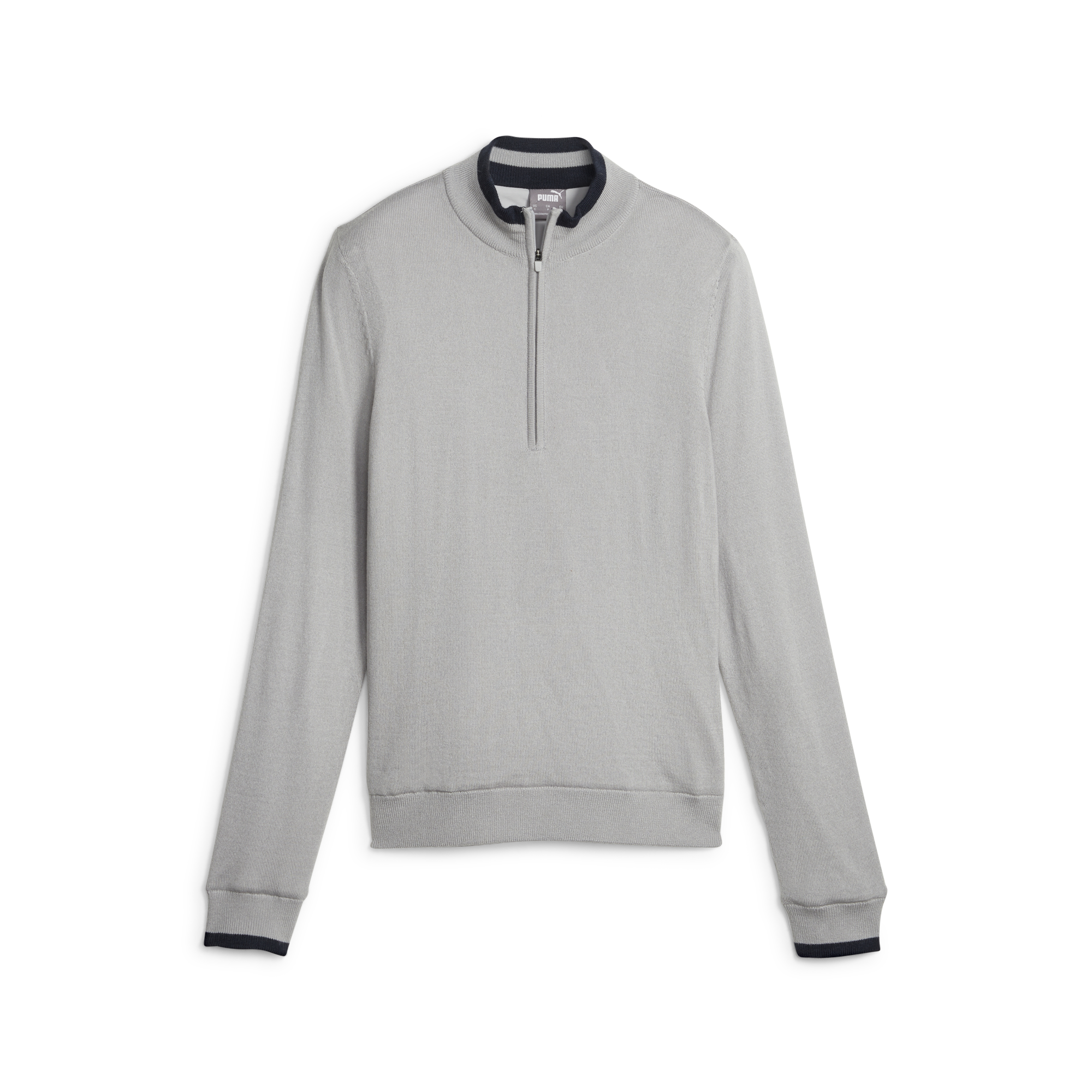 PUMA 622152-01 W WINDBLOCK SWEATER - PULOVER ŽENSKI - SIVA BARVA - US L
