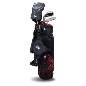 US Kids UL7-39 Stand Set - 3 Club - ČRNA/RDEČA BARVA - LH - SIZE 39