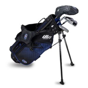 US Kids UL7-45 Stand Set - 4 Club - ČRNA/MODRA BARVA - LH - SIZE 45