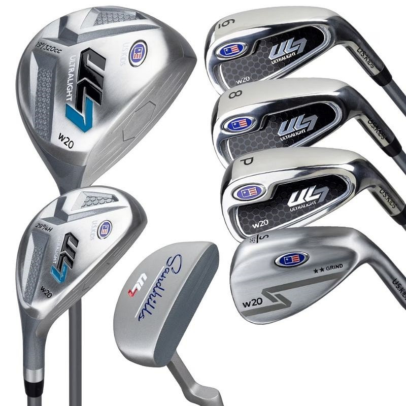 US Kids UL7-48 Stand Set - 7 Club - MODRA BARVA - RH - SIZE 48 - slika 2
