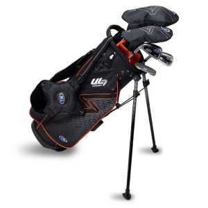 US Kids UL7-51 Stand Set - 5 Club - ČRNA/ORANŽNA BARVA - LH - SIZE 51