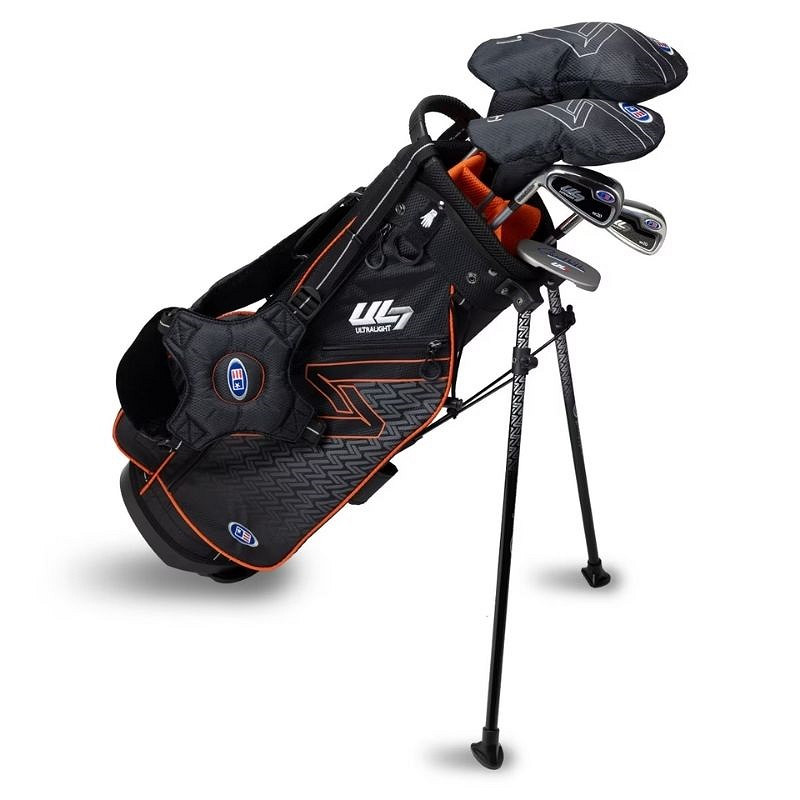US Kids UL7-51 Stand Set - 5 Club - ČRNA/ORANŽNA BARVA - LH - SIZE 51