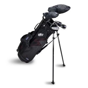 US Kids UL7-60 Stand Set - 5 Club - ČRNA/RJAVA BARVA - LH - SIZE 60