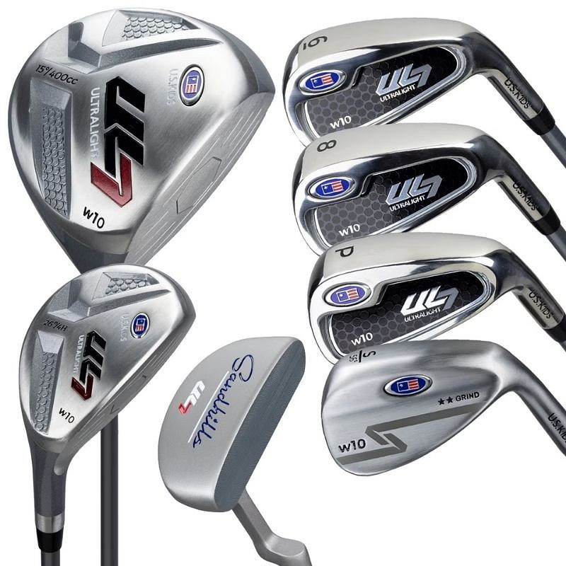 US Kids UL7-60 Stand Set - 7 Club - SIVA BARVA - RH - SIZE 60 - slika 2